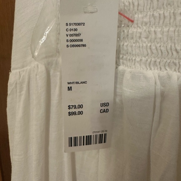 Urban Outfitters NWT Positano Linen Tie-Sholder Midi Dress size small - Picture 5 of 6